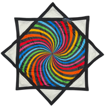 Load image into Gallery viewer, Black Rainbow Fractal Skeleton