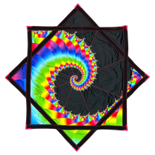 Load image into Gallery viewer, Black rainbow fractal (LED FlowStar)
